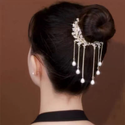 Ponytail Holder Tassel Pill Head Wheat Ears Fashion Coiled Hair Hair Accessories Hair Claws Hairpins Barrettes