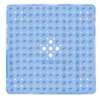 Square Non-Slip Mat Bath Shower Bathroom Floor Bathtub Mat with Suction Cups for Home Hos Restaurants Balcony 53x53cm