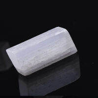 ={ + 1ชิ้น100 ธรรมชาติยิปซั่ม Selenite พลาสเตอร์ S Lice ทรงลูกบาศก์คริสตัลดิบเรกิพลังงานทำสีขาวรักษาหินตกแต่งบ้าน