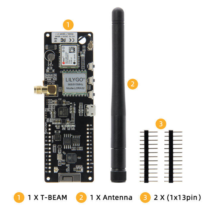 lilygore-amp-helium-t-beam-v1-1-esp32-lora-development-board-lorawan-868mhz-915mhz-โมดูลไร้สาย-gps-neo-6m-18650ผู้ถือแบตเตอรี่