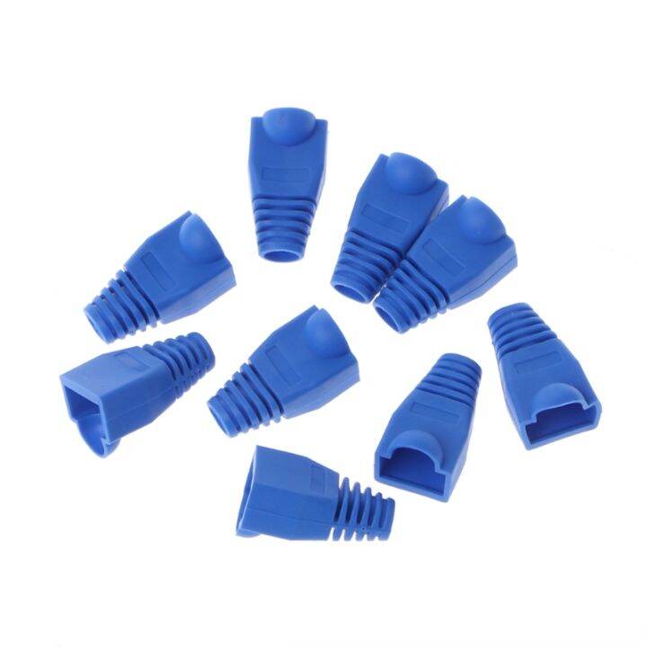 100-pcs-cat5e-cat6-rj45หมวก-ethernet-สายเคเบิลเครือข่าย-strain-relief-boots-connector