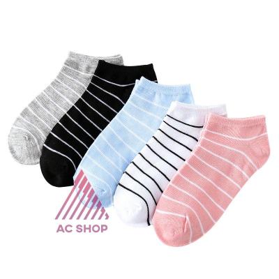 [10ชิ้น] ถุงเท้า สีลูกกวาด สุดฮิตในเกาหลี ห้าสีพาสเทล ใส่ฤดูร้อน เนื้อนุ่ม เหมาะกับสาวๆวัยใส.   AC99