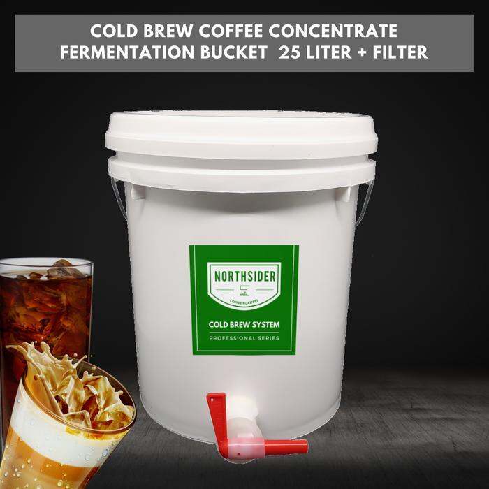 COLD BREW COFFEE FERMENTATION BUCKET + FILTER 25L PROFESSIONAL SERIE