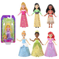 ดิสนีย์ ปริ้นเซส ตุ๊กตาเจ้าหญิงในชุดกระโปรงผ้า คละแบบ รุ่น HLW69 / Disney Princess Core Small Dolls Assortment (HLW69)