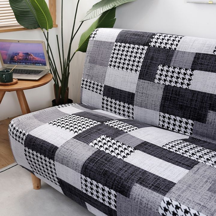 cloth-artist-ผ้าคลุมเตียงโซฟาพิมพ์ลาย-size-armless-sofawrap-elastic-stretchslipcovers