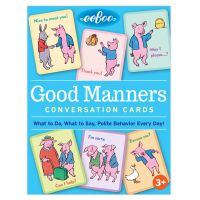 eeBoo  Good Manners Flash Cards (2ED) บัตรคำสอนเรื่องมารยาทที่ดี