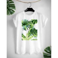 เสื้อยืดสกรีนลาย Tropical ใส่สบาย ไม่ยืด ไม่ย้วย