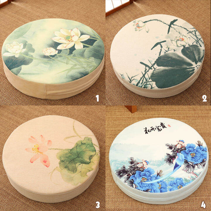 Chinese Futon Yoga Meditation Futon Hassock Thick Worship Buddha Pad