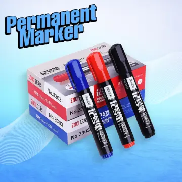 3pcs Different Color Thick (7mm)+ Thin (1.5mm) Both Ends Permanent Marker  Pen