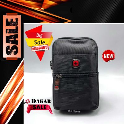 กระเป๋าผ้าหยาบ DAKAR 0618 ใบใหญ่ ร้อยเข็มขัด พร้อมสายสะพาย ซิปเคลือบ สุดเท่ ผลิตจากผ้า ไนลอน อย่างดี จัดส่งรวดเร็วทันใจ