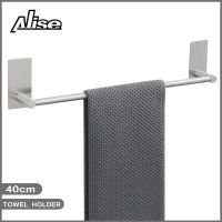 40CM Towel Holder Bathroom Towel Rack Stainless Steel Wall Mounted Towel Bar Bathroom Clothes Shelf Kitchen Rack