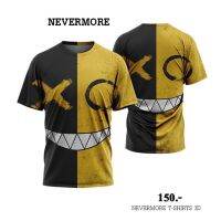 2023 newNEVERMORE T-SHIRT 3D ใส่ได้ทั้งชายและหญิง