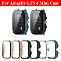 ZZOOI GTS 4 Mini PC Case Cover For Xiaomi Amazfit GTS4 3 GTS 4 2 Mini Smart Watch Band Screen Protector Film For GTS4mini Case