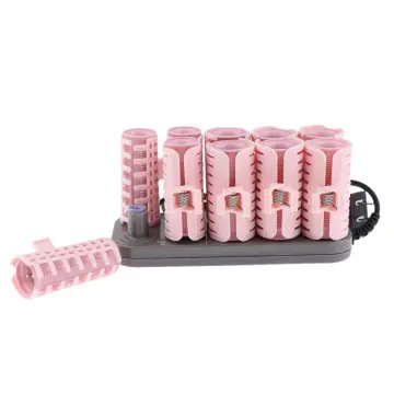 Electric hair curler outlet set