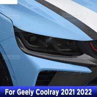 2 Pcs สำหรับ Geely Coolray Escape SX11 2022ไฟหน้ารถ Tint สีดำป้องกันฟิล์มป้องกันโปร่งใส TPU สติกเกอร์อุปกรณ์เสริม