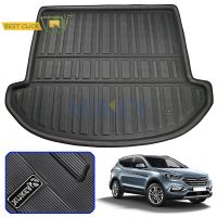 Fit For Hyundai Santa Fe 7 Seater 2013-2018 2014 2015 Rear Trunk Cargo Mat Boot Liner Tray Floor Carpet Mud Kick Protector Pad