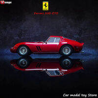 Bburago 1:24 Ferrari 250gto Collection ผู้ผลิตที่ได้รับอนุญาตจำลองรถรุ่นตกแต่งงานฝีมือของเล่นเครื่องมือ