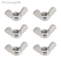 Uxcell 6/10pcs 304 Stainless Steel Wing Nuts Shutters Butterfly Fastener Nuts 6-32 8-32 10-24 10-32 1/4 -20