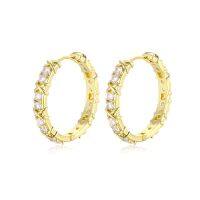 [COD] Kérastase Jewelry micro-inlaid zircon hoop earrings Internet celebrity trendy design and hot style