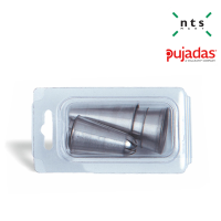 PUJADAS SET OF 6 TUBES NUM.3 เซทหัวบีบครีมสแตนเลสเบอร์ 3  แบบคละ 6 ชิ้น รุ่น PUJ1-823.000