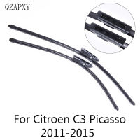 QZAPXY Car Wiper Blades for Citroen C3 Picasso 24"&amp;16" 2011 2012 2013 2014 2015 Car Accessories Windshield Wipers