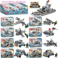 ❃☽✼ Pete Wallace Selling compatible with lego building blocks assembled 8 in 1 city fire brigade DIY gift of childrens educational toys small particles