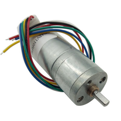 【✲High Quality✲】 chexiuhua ตัวเข้ารหัสมอเตอร์เกียร์มินิ Dc 6V 12V 24V ความเร็วสูง12ถึง1930Rpm ปรับความเร็วและมอเตอร์ย้อนกลับสำหรับสมดุลสมาร์ทคาร์