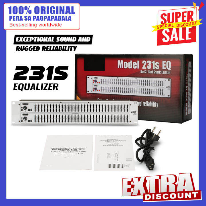 231S EQ Graphic Equalizer/Limiter with Type III Noise Reduction(WHITE