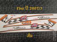 สติ๊กเกอร์ FINO สีส้ม  ปี 2007 รุ่น 3