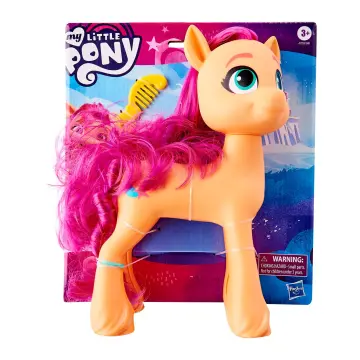 My Little Pony: A New Generation Mega Movie Friends Sunny Starscout -  8-Inch Orange Pony Toy with Comb - My Little Pony