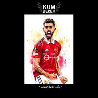 โปสเตอร์ บรูโน่ เฟอร์นันเดส Manchester United