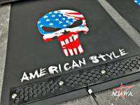 บังโคลนรถยนต์ AMERICAN SKULL วัยรุ่นอเมกัน แต่งสไตล์อเมริกา พร้อมชุดเพลทรั้ง