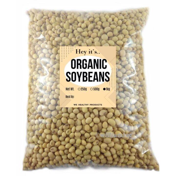 Organic Soybeans NonGMO 1kg (PSB SY2 variety) Lazada PH