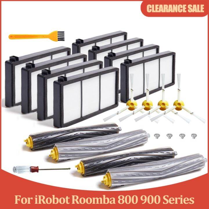 hot-lozklhwklghwh-576-มาแรง-อุปกรณ์เสริมสำหรับ-aspirateur-robot-irobot-roomba-brosse-lat-rale-filtre-hepa-brosse-roleau-800-860-870-880-890-960-900