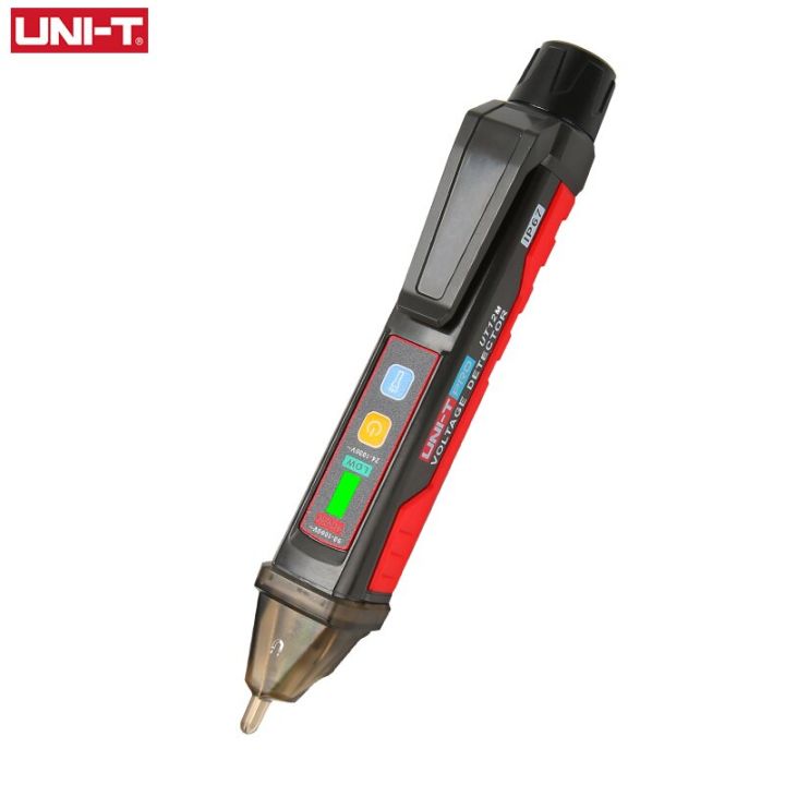 uni-t-ซ็อกเก็ต-ut12m-ut12e-ที่ผนังตัวบ่งชี้เครื่องตรวจจับแรงดันไฟฟ้า-ac-24v-1000v-ไม่สัมผัสกระแสโวลต์เครื่องตรวจจับกระแสไฟฟ้าปากกาทดสอบ