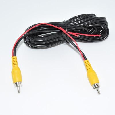 6เมตร RCA-4PIN หรือ RCA-RCA วิดีโอเคเบิ้ลสำหรับที่จอดรถมองหลังกล้องมองหลังเชื่อมต่อการตรวจสอบรถดีวีดีทริกเกอร์เคเบิ้ล