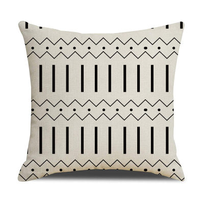 Fashion Linen Sofa Cover Simple Pattern Hugging Pillow Case Nordic Home Decor Pillow Cushion