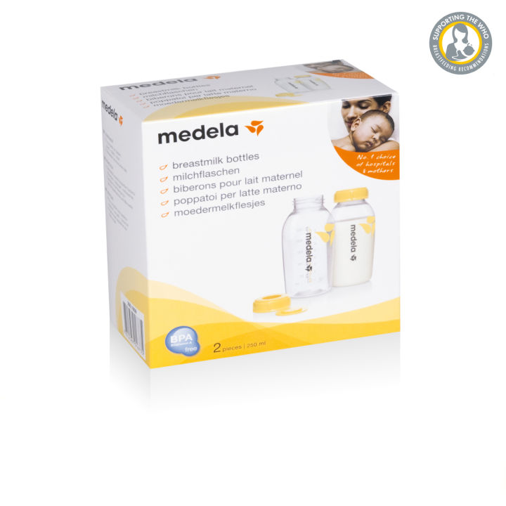 medela-ขวดนม-breast-milk-bottle-ขนาด-250-ml-1-แพค-บรรจุ-2-ขวด-สามารถแช่ในตู้เย็นได้