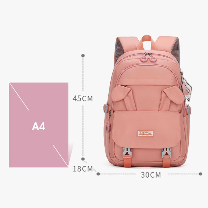 กระเป๋าเป้นักศึกษากระเป๋าโรงเรียนน่ารักหลายกระเป๋าง่ายสำหรับสาววัยรุ่น