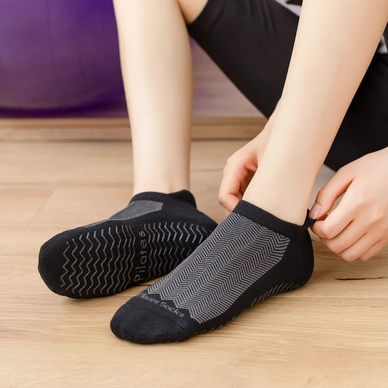 Pilates Socks for Women, Non Slip Breathable Yoga Socks Ladies Fitness  Sports Ballet Dance Barre Workout