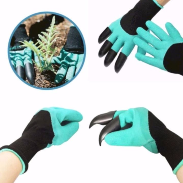 คุณภาพดี-garden-genie-gloves-ถุงมือ-ขุดดิน-พรวนดิน-ถุงมือขุดดินทำสวน-ซื้อ-1-แถม-1-รหัสสินค้า-5192