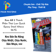 Keo AB 2 Thành Phần Thái Lan Quick Epoxy Steel Alteco 56.7G Keo Dán Đa