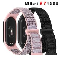 Gelang pintar untuk Xiaomi Mi Band 8 7 4 3 5 6 gelang pintar olahraga Correa dapat bernafas gelang pengganti di Miband 6 8 tali