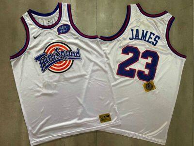 Ready Stock Shot Goods No.23 Lebronn Jamess Los Angeles Lakerss Mens Swingman Jersey- White