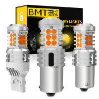 BMTxms For BMW X1 E84 F48 X3 E83 F25 X5 E53 Z3 E36 Canbus Car LED Turn Signal Amber Lights Ba15s Bau15s P21W PY21W T20 7440