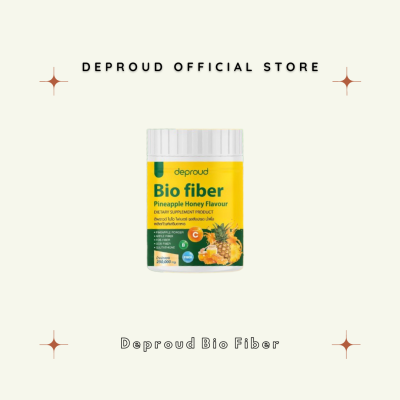 (2แถม3)Deproud Bio Fiber Pineapple Honey Flavour ไฟเบอร์สับปะรด ไฟเบอร์ช่วยระบบขับถ่าย บำรุงผิว