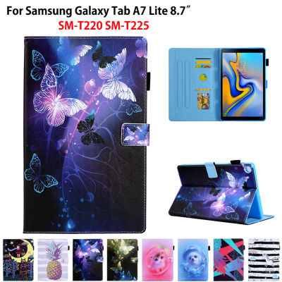 เคสแท็บเล็ตฝาพับ TPU แบบนิ่ม,สำหรับ Samsung Galaxy Tab A7 Lite 8.7 2021 SM-T220เคสขนาด SM-T225 T220 T225