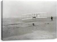 ผ้าใบศิลปะพิมพ์บนผนังไรท์เที่ยวบินแรก1903-36x24นิ้ว