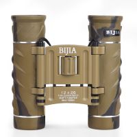 【SALE】 knuculinteg1985 BIJIA 12X26กล้องส่องทางไกลขนาดเล็กกะทัดรัดพร้อมกระเป๋าพกพาและสายคล้องคอ HD กล้องส่องทางไกลพับสำหรับดูนกเดินป่าตั้งแคมป์