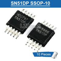 10ชิ้น SSOP-10 SN51DP SN510P ชิปวงจรรวมการจัดการพลังงาน SMD SSOP10ใหม่ดั้งเดิม